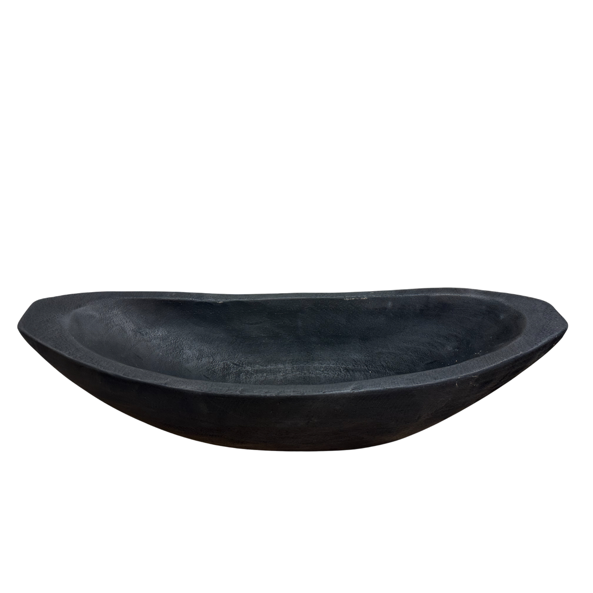 N168 Wood Dough Bowl - Black 18.75" x 5.25" x 6" PK 2