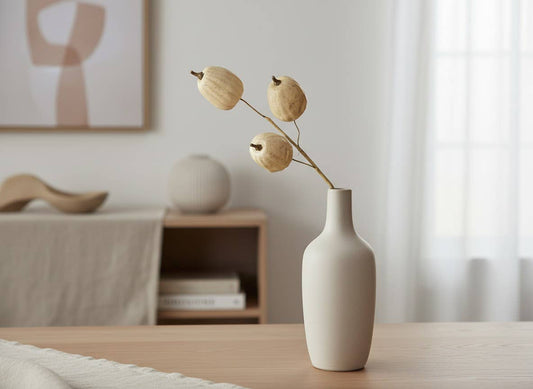 Tall White Pumpkin Stem