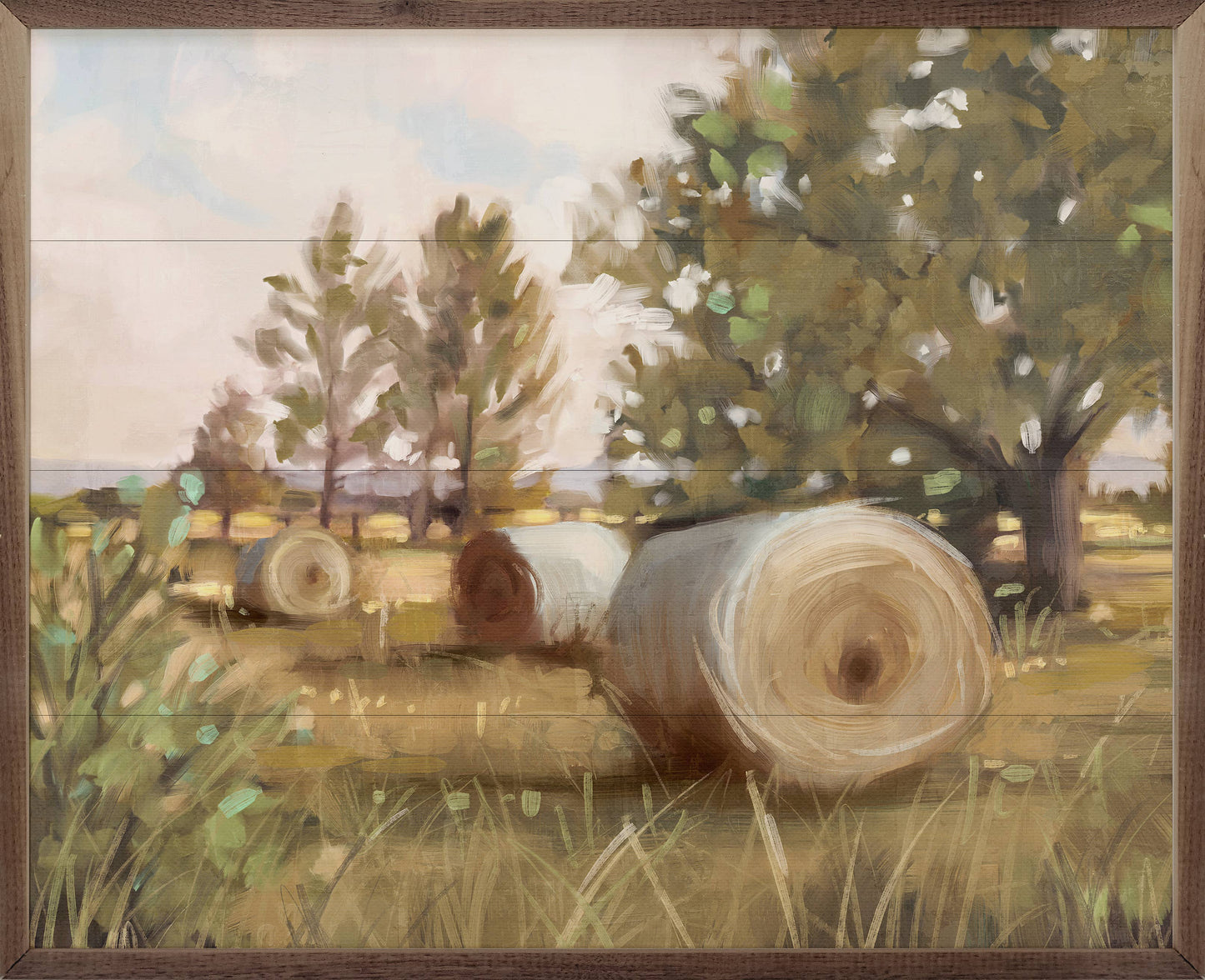 Hay Bales By Nina Blue