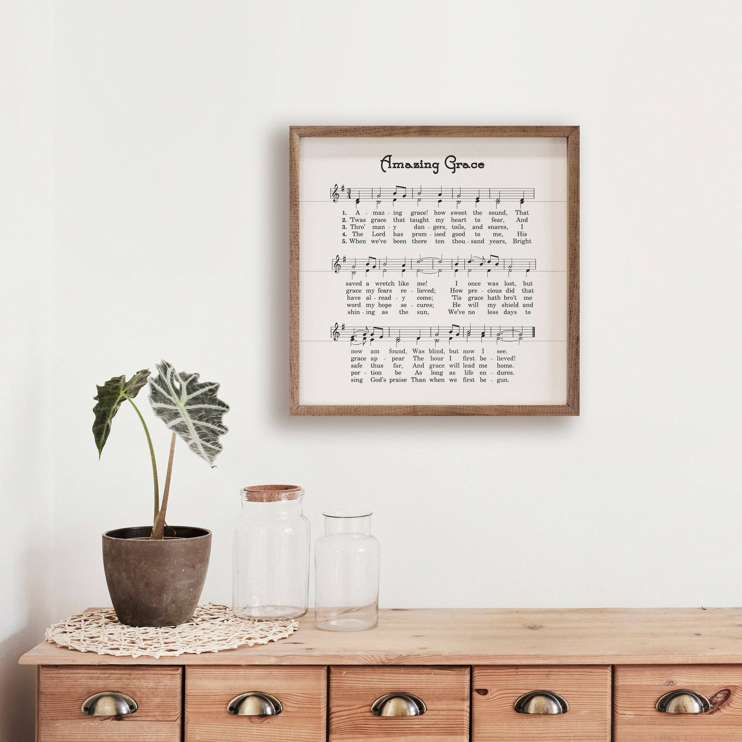 Amazing Grace Sheet Music White
