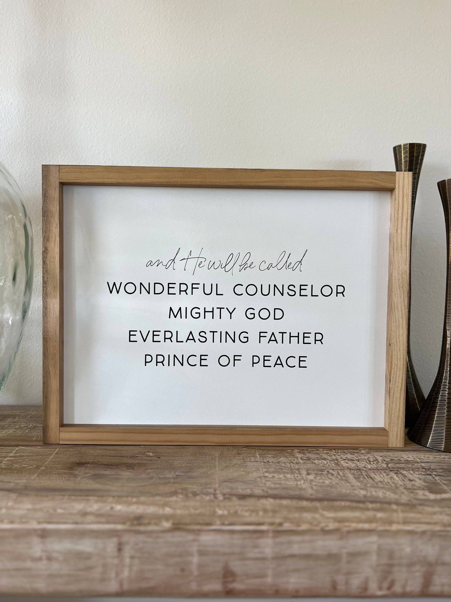 And He Will Be Called | Christmas Decor