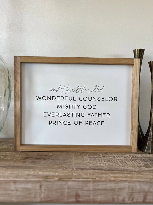 And He Will Be Called | Christmas Decor