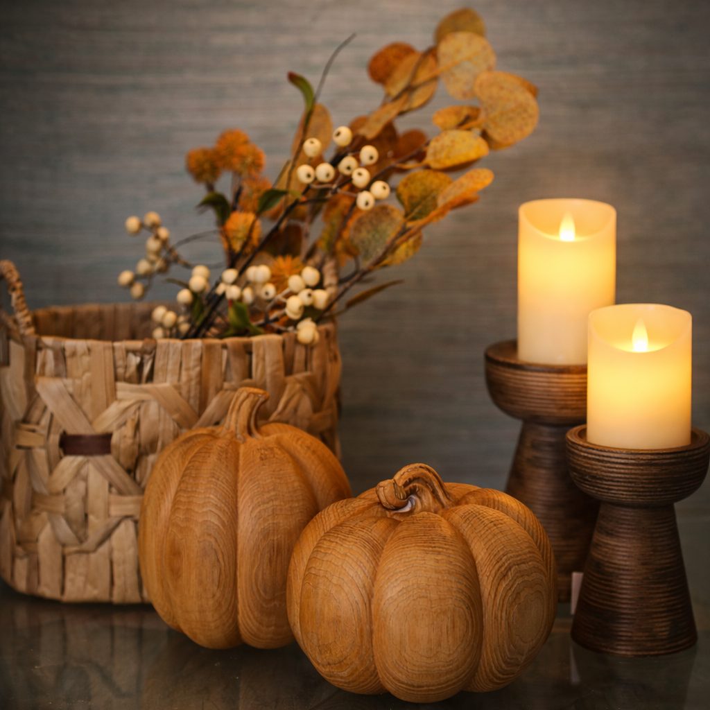 CH104 Polyresin Candleholder 5" x 5" x 7.5"
