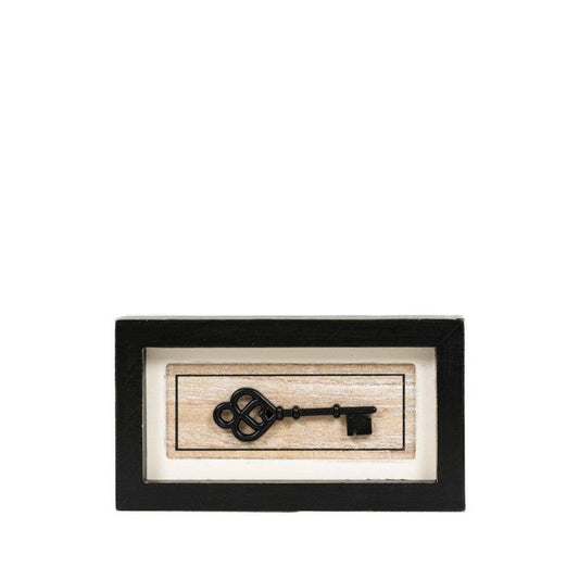 15881 - 7x4 rvs wood frame sign (KEY/LOVE)  Wedding Decor
