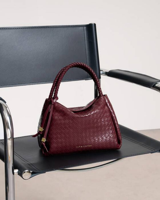 Nova Woven Texture Top Handle Bag
