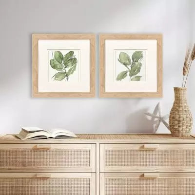 12x12 Summer Leaves Wall Art