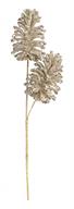 GLITTERED PINECONE X2, 23", CHAMPAGNE