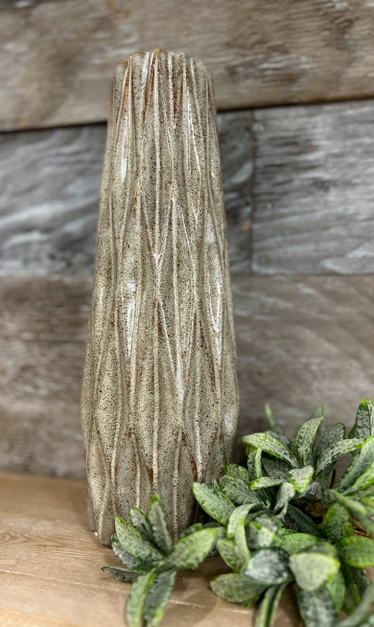 14" Java Diamond Vase