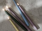 .9x9.8" Smooth Taper LED Candle