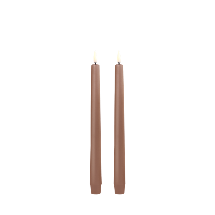 Individual Caramel Taper Candle .09x9.8