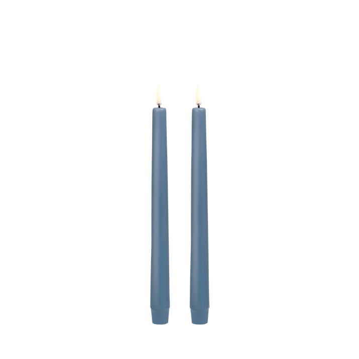 .9x9.8" Smooth Taper LED Candle