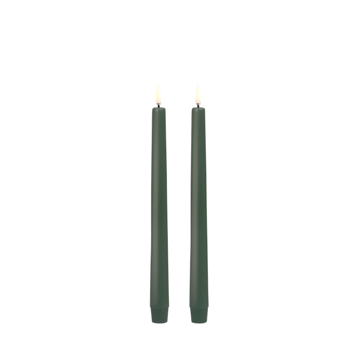 Individual Olive Green Taper Candle