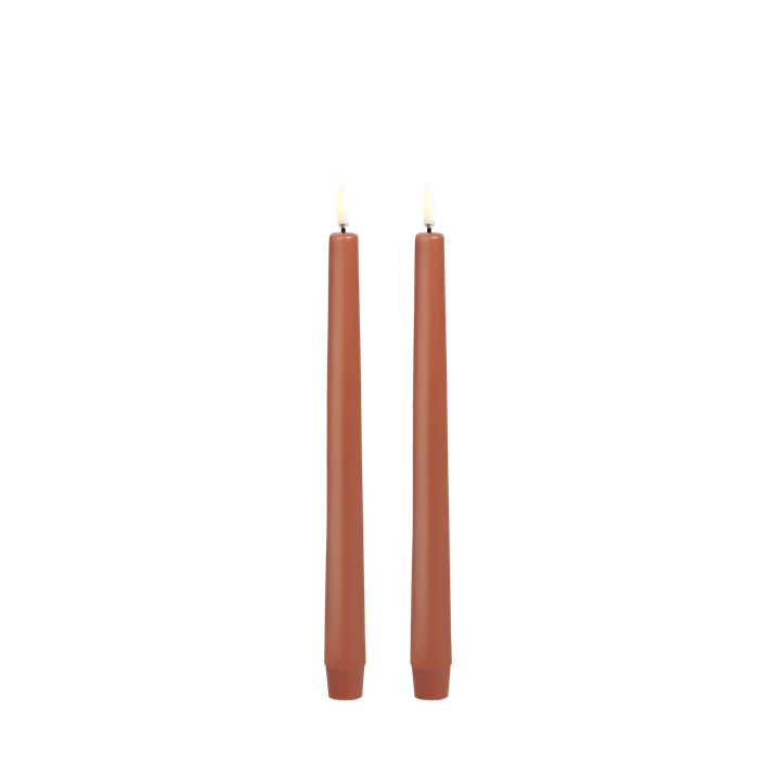Terracotta Pillar Taper Candle .09x9.8