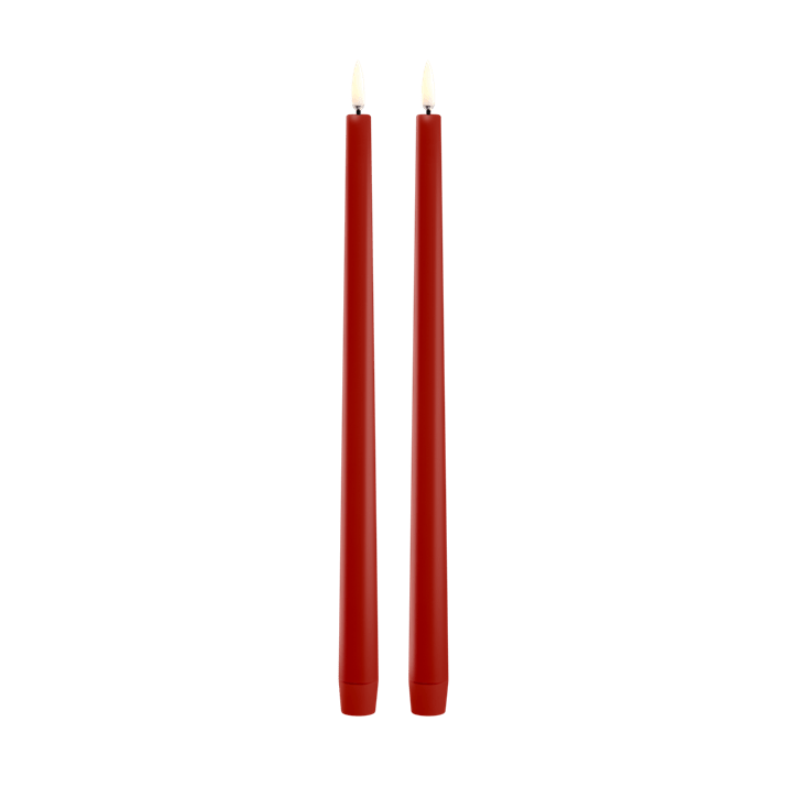 Individual Red Taper LED Candle .9x9.8