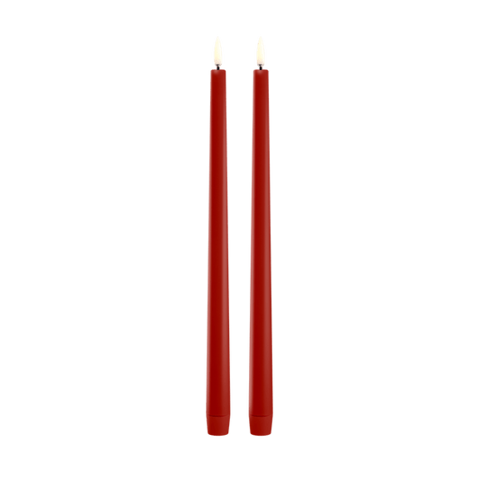 Individual Red Taper LED Candle .9x9.8