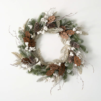 Pine/Berry/Leaf Wreath