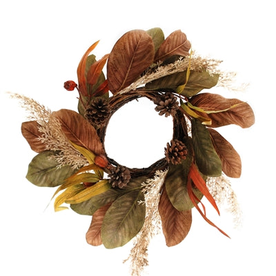 Bayleaf and Pinecone Wreath