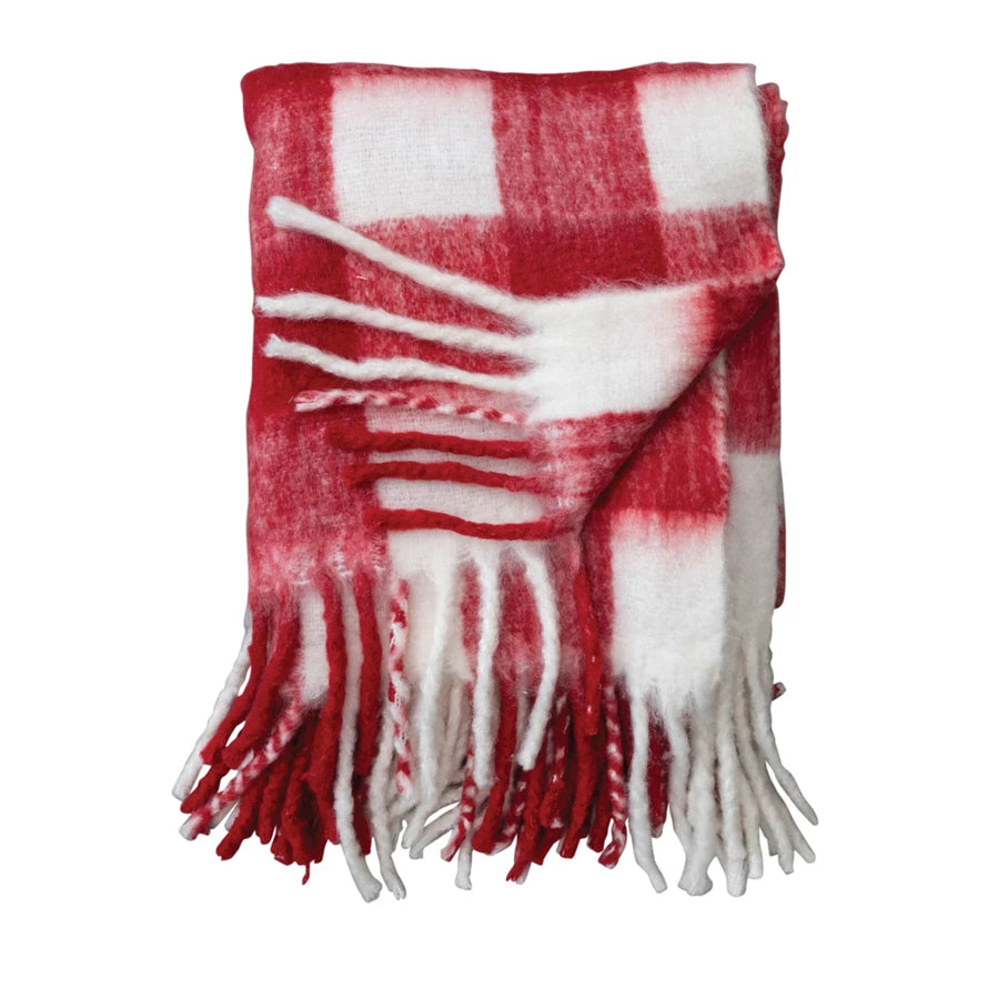 60x50 Plaid Throw