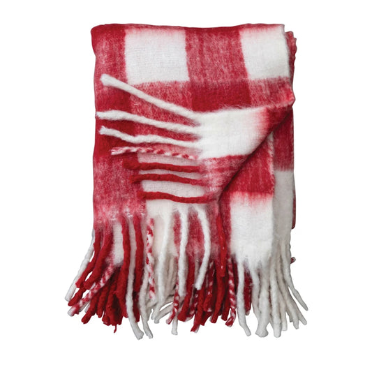 60x50 Plaid Throw