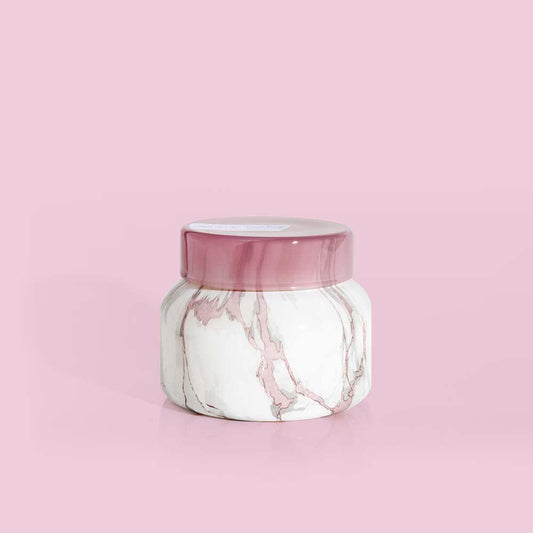 Aloha Orchid Modern Marble Petite Jar, 8oz